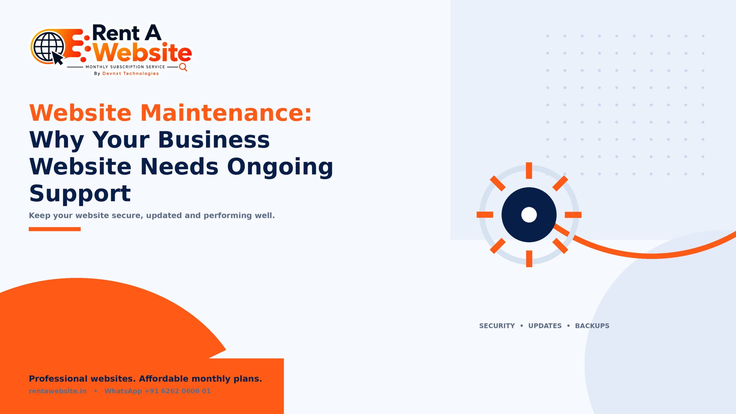 website maintenance service
