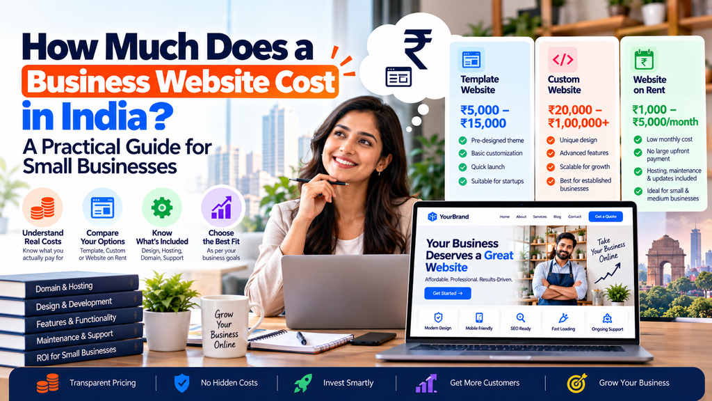 business website cost in India