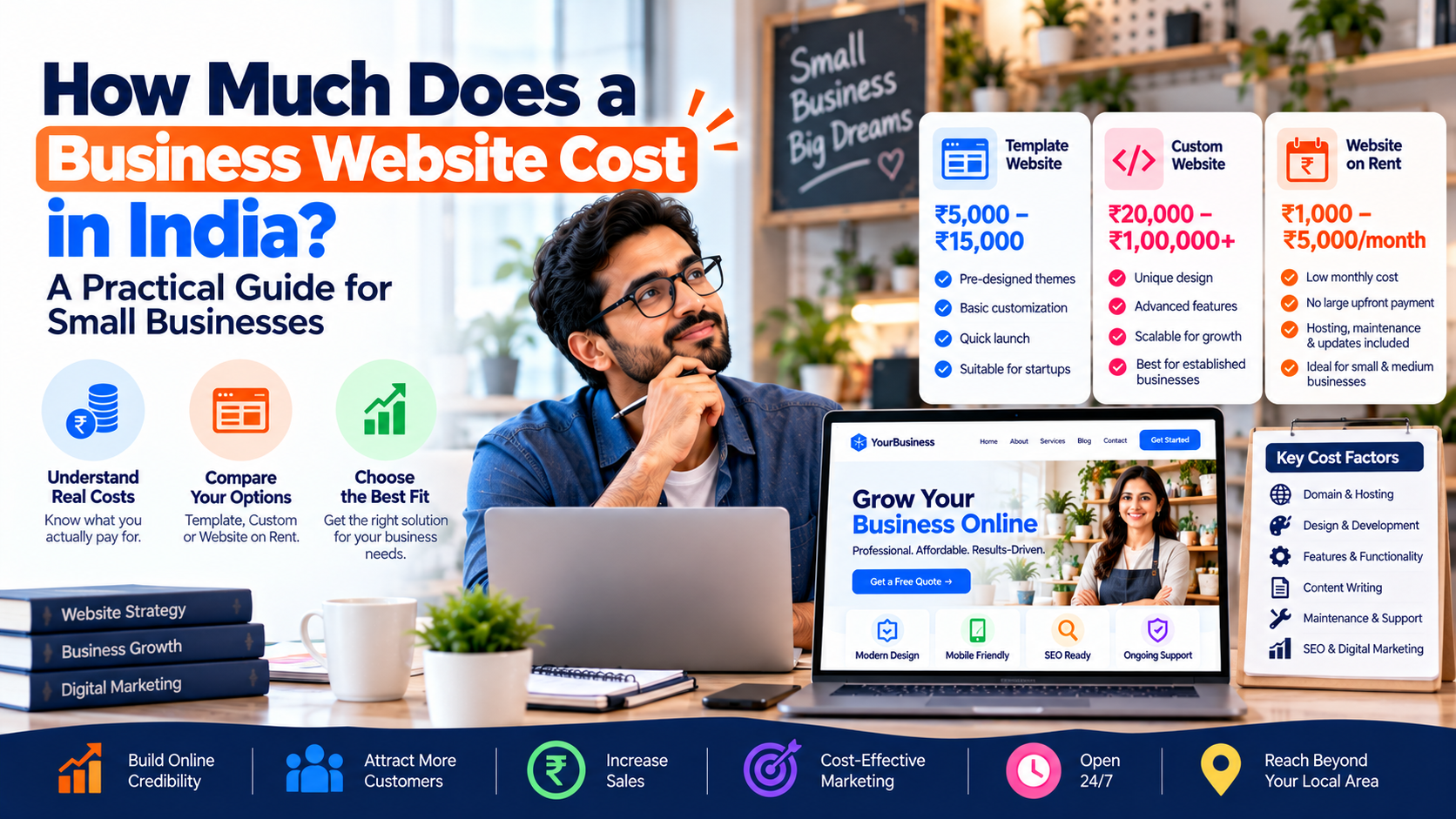 business website cost in India
